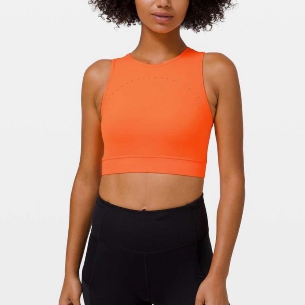 Lululemon hotty hot high neck tank size 4
